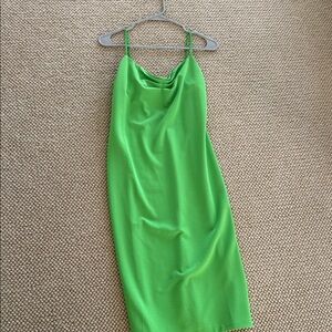 Zara Vibrant Green Midi Dress